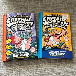 Captain Underpants - third and fourth books by Dav Pilkey
